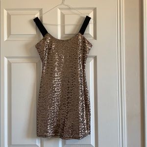 Bronze/gold New Years Eve party dress!